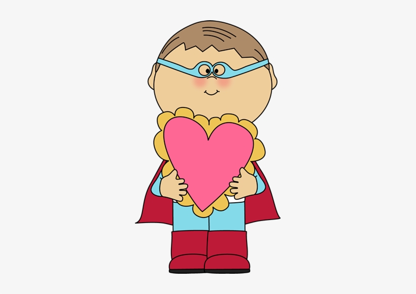 Car Clipart Superhero - Superhero Valentine Clip Art, transparent png #128468