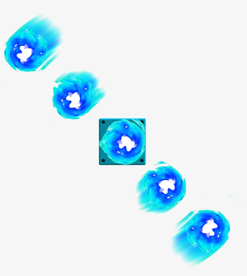 Blue Fire Bar - Pixel Art Blue Fire, transparent png #128507