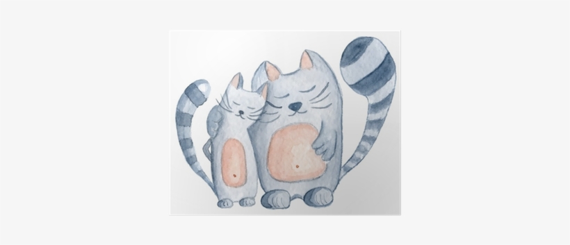 Cats Just Married Cartoon, transparent png #128510