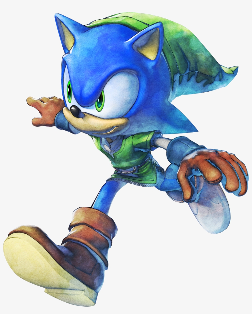 Sonic Sonic Costume, Link Costume, - Sonic Lost World Zelda, transparent png #128599