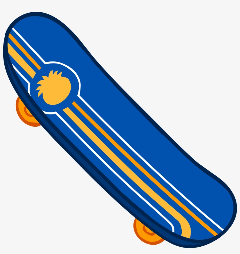 Sponsored Pro Skateboard Icon - Club Penguin Skateboard, transparent png #128822