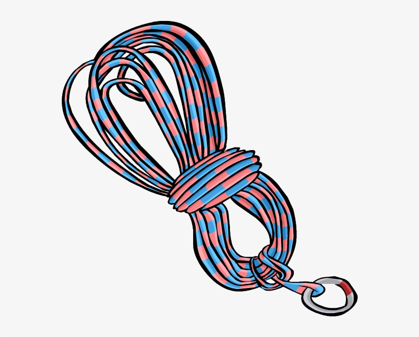 Blue Climbing Rope Clothing Icon Id 3052 - Climbing Rope Clipart, transparent png #128839