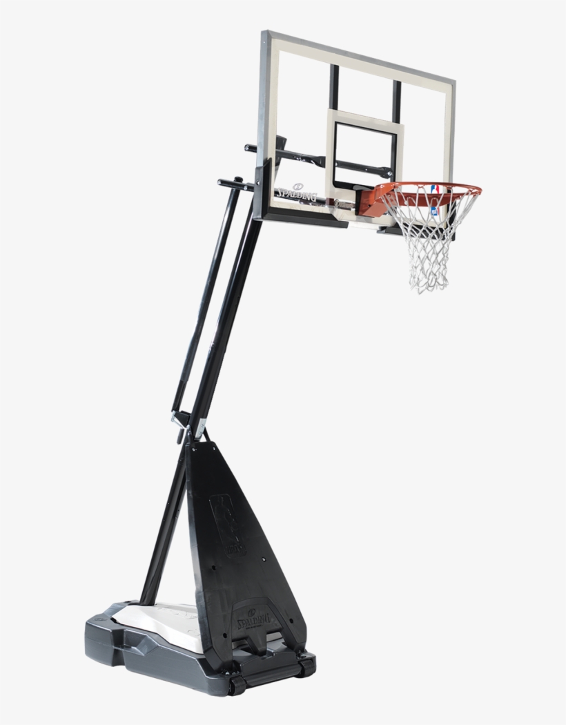 Spalding 60 Inch Acrylic Hybrid Basketball System, transparent png #128969