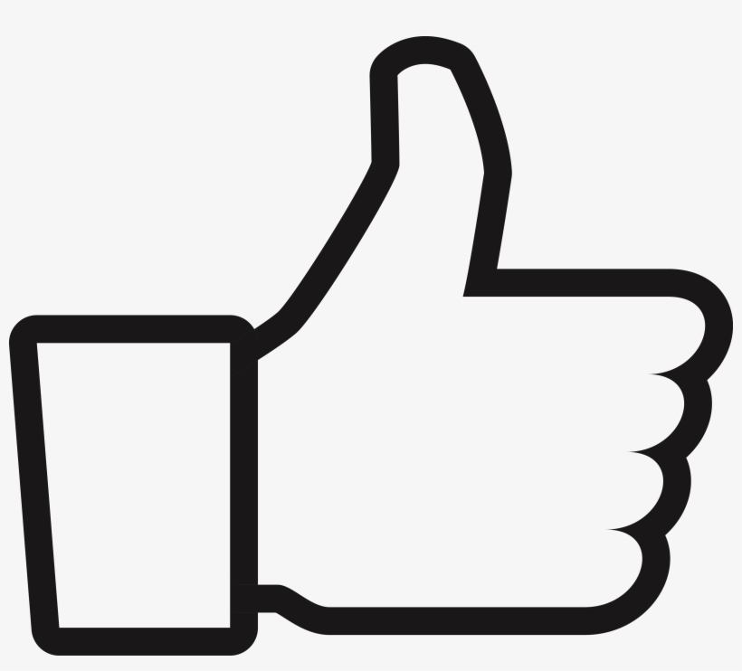 Social Media Facebook Button - Facebook Like Decal, transparent png #129093