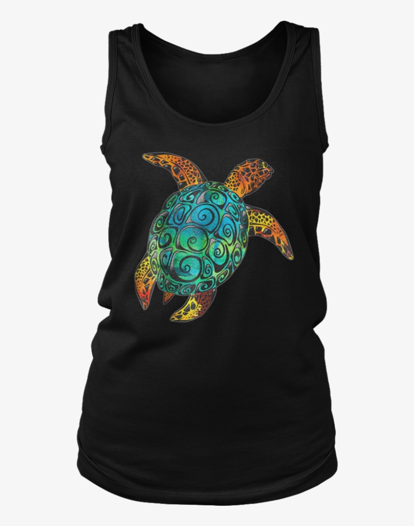 Cosmic Watercolor Sea Turtle T Shirt - Bald Eagle With Mullet Tank Top, transparent png #129382