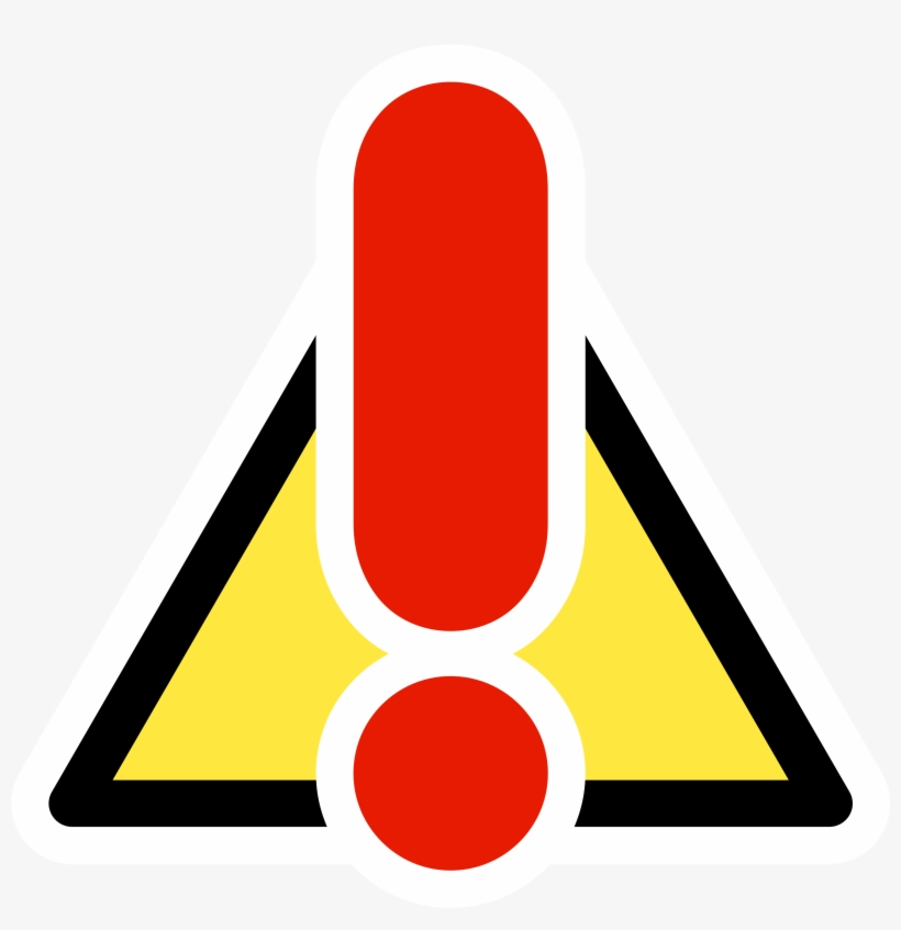 This Free Icons Png Design Of Primary Warning, transparent png #129404