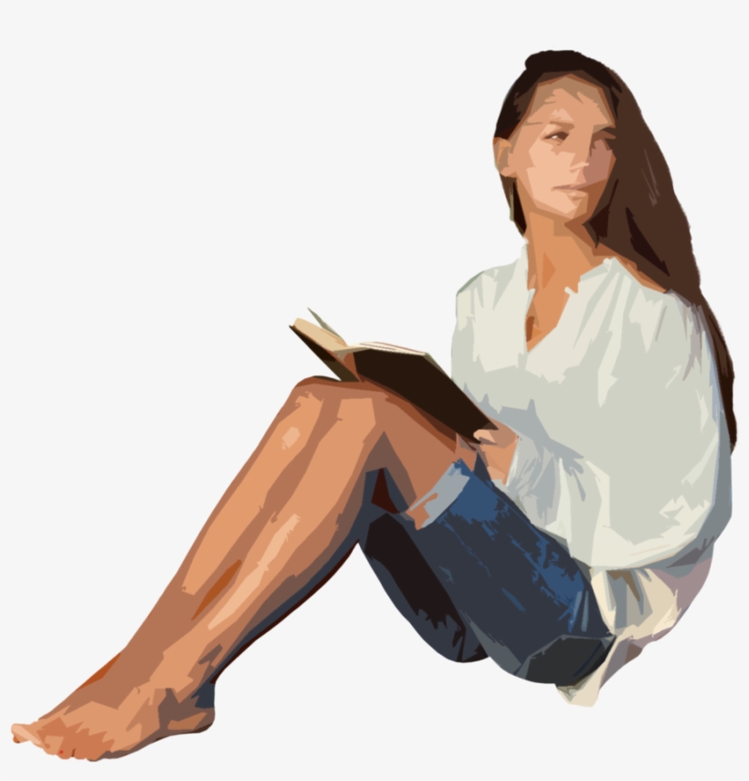 Ns 0023 - Person Sitting Png, transparent png #129450