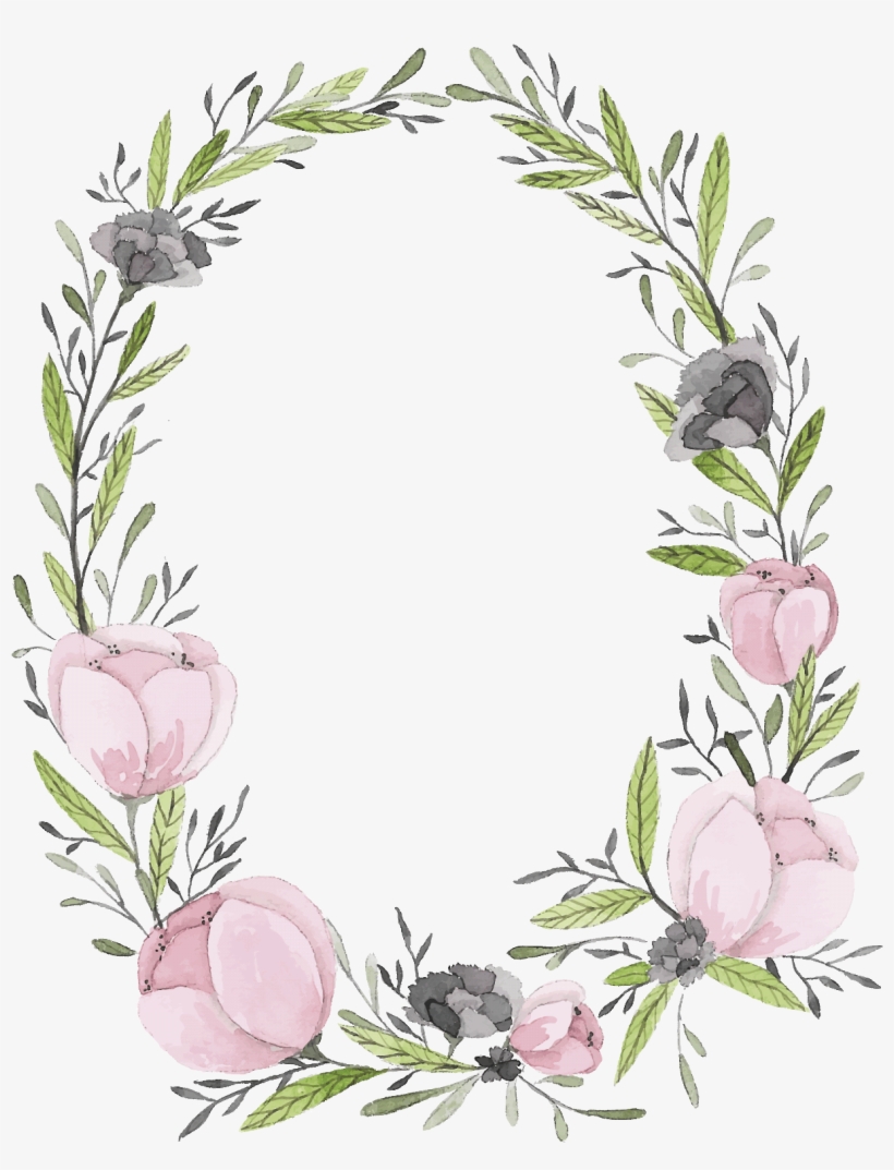 Watercolor Laurel Png - Para Invitacion De Boda, transparent png #129455