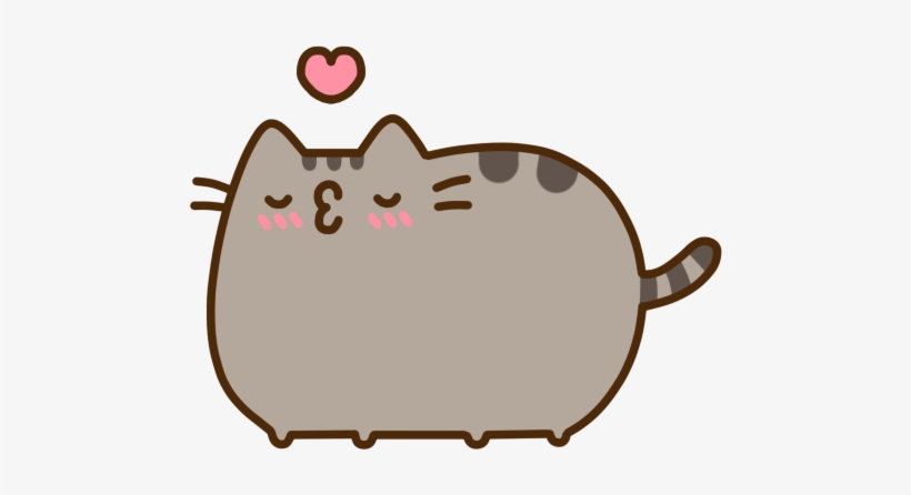 Pusheen Kiss - Pusheen The Cat, transparent png #129476