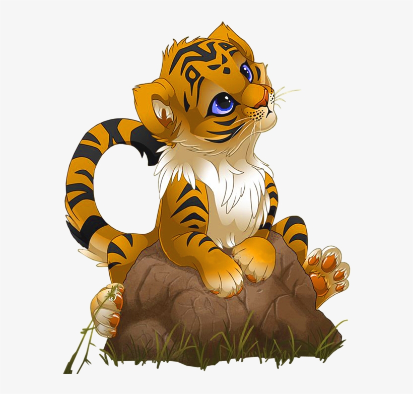 Drawn Tiger Png Tumblr - Little Tiger Png, transparent png #129577