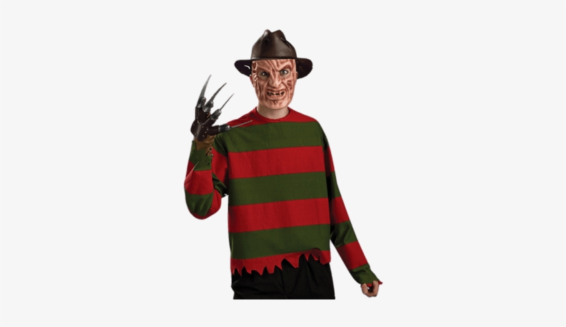 Freddy Krueger Costume - Freddie Krueger Adult Costume, transparent png #129859