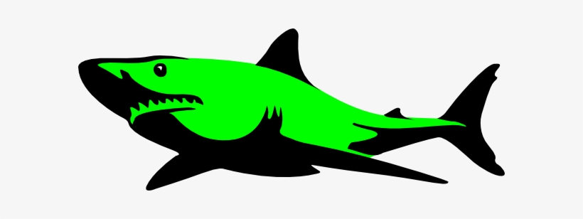 Shark Clipart Lemon Shark - Black And White Shark Clipart, transparent png #1200076