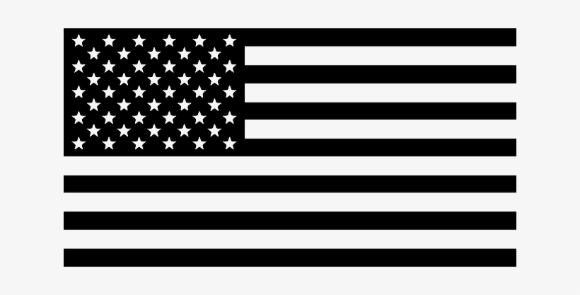 Usa, America, Flag, United States, Black And White - Solberg–hunterdon Airport, transparent png #1200380