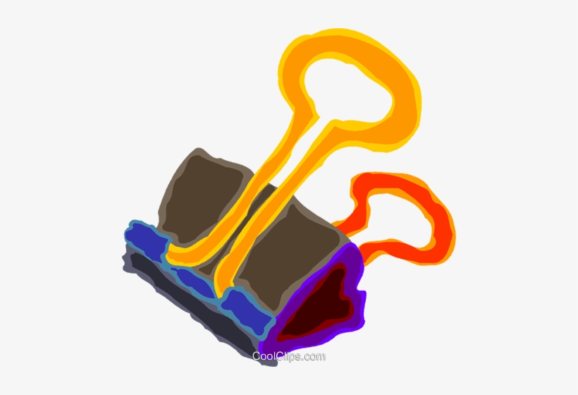 Alligator Paper Clip Royalty Free Vector Clip Art Illustration - Clip Art, transparent png #1200519