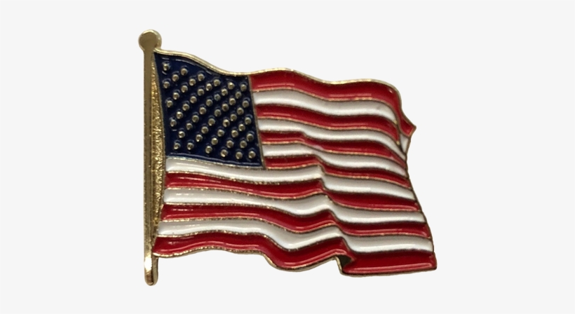 American Flag Pin - Lapel Pin, transparent png #1200574