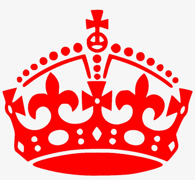 Corona Keep Calm And Carry On Crown Png Free Transparent Png