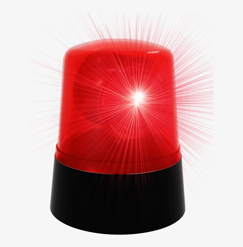 Mini Police Light, Red - - Flashing Red Light Png, transparent png #1201591