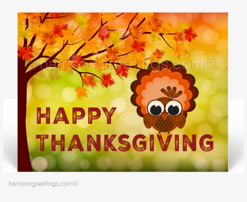 Cute Turkey Thanksgiving Postcards - Thanksgiving Postcards For Realtors, transparent png #1201746