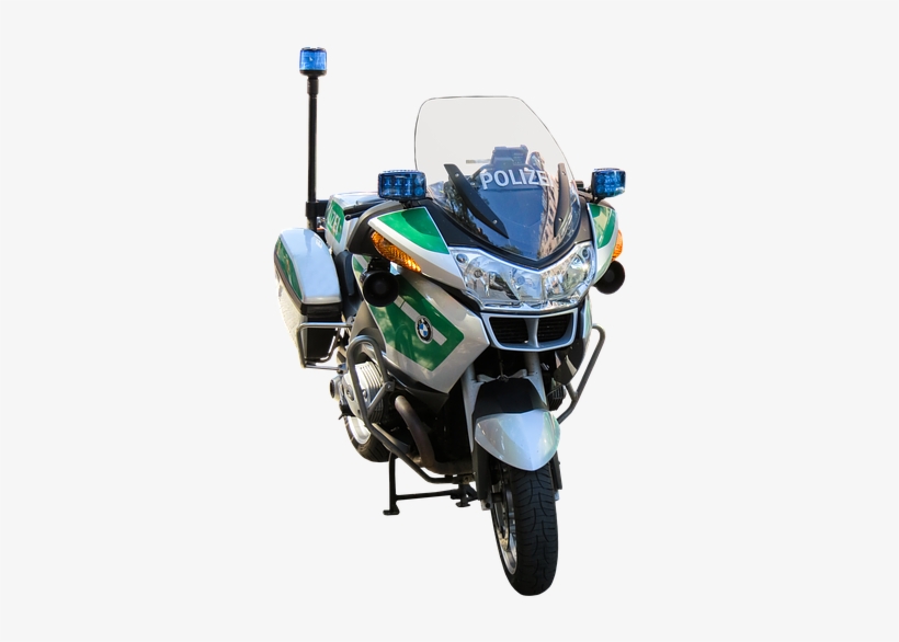 Traffic, Vehicle, Motorcycle, Blue Light, Police, Use - Motorcycle, transparent png #1201833