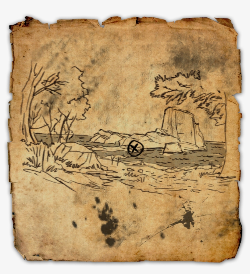 Betnikh Treasure Map Ii - Elder Scrolls Treasure Map - Free Transparent PNG...