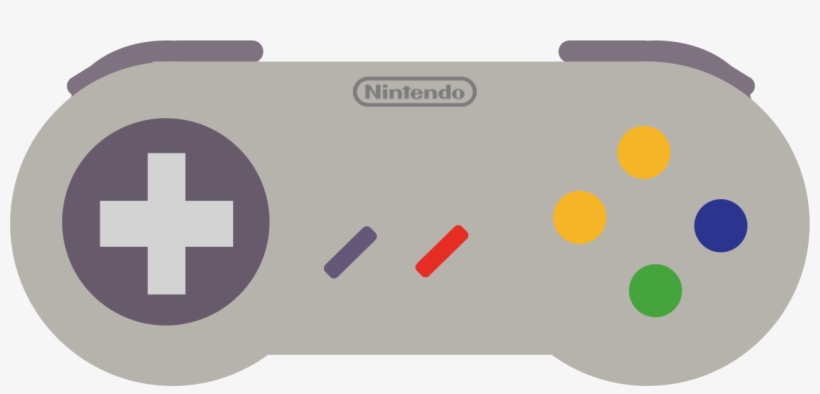 Snes Controllers Recolored To - Super Nintendo Controller Bmp, transparent png #1202116