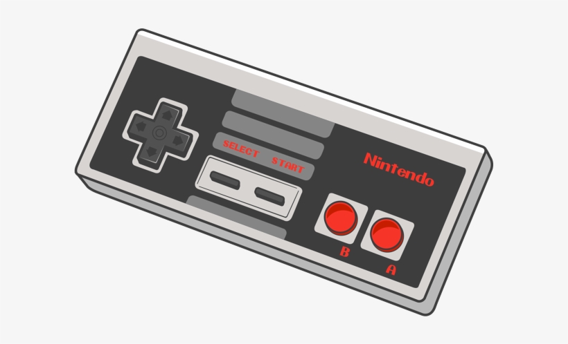 Nes Controller Drawing Nes Controller Png - Nintendo 64 Controller Old, transparent png #1202371