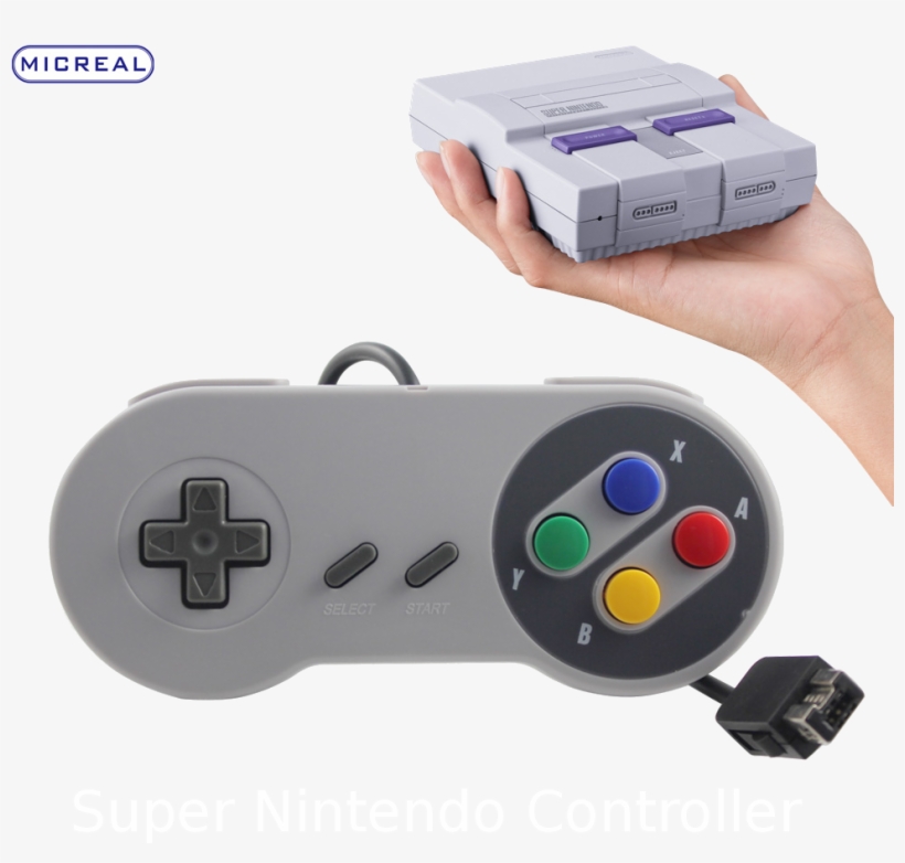 Factory Wired Retro Snes Classic Mini Game Large - Nintendo Super Nes Classic Edition, transparent png #1202489