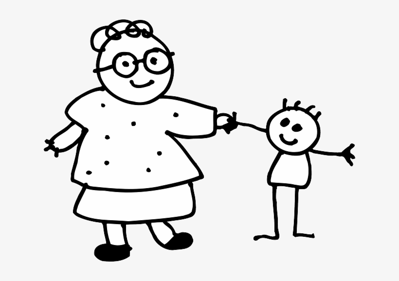 grandma mice clipart