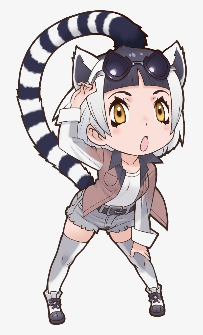 け もの フレンズ ワオキツネザル, transparent png #1202888