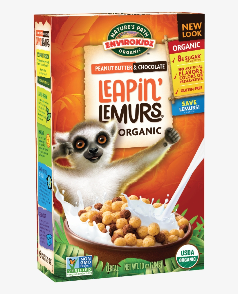 Envirokidz Organic Corn Puffs Gorilla Munch Cereal, transparent png #1203300