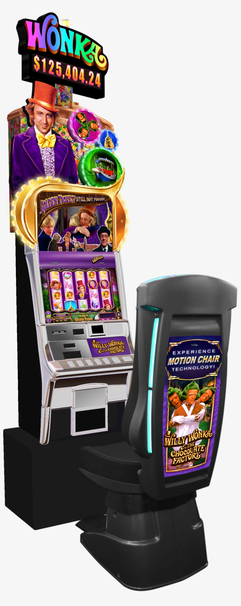 Willy Wonka & The Chocolate Factory - Willy Wonka Máquina De Casino, transparent png #1203418
