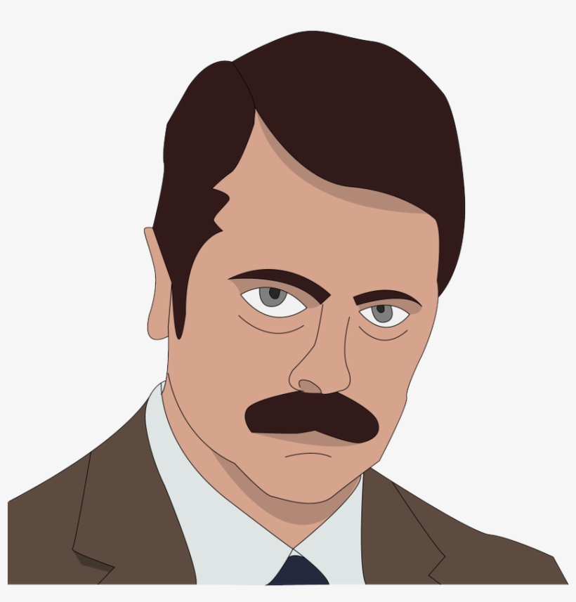 0 Replies 0 Retweets 3 Likes - Ron Swanson, transparent png #1203557