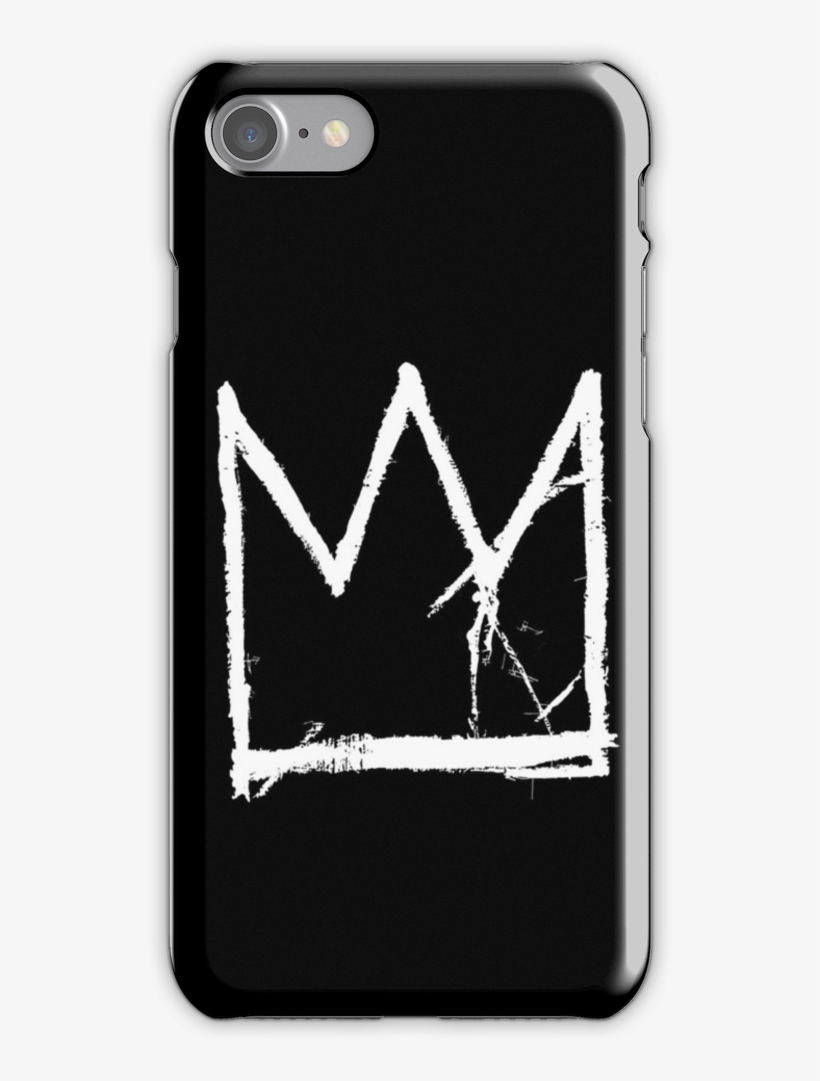 Basquiat King Crown Black Iphone 7 Snap Case - Mu Hero Academia Case Iphone 7, transparent png #1203907