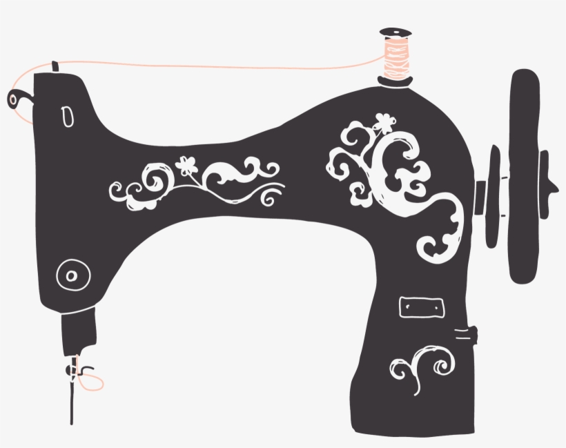 Vintage Sewing Machine Png Hd Transparent Vintage Sewing - Tailor Machine Logo Png, transparent png #1204078