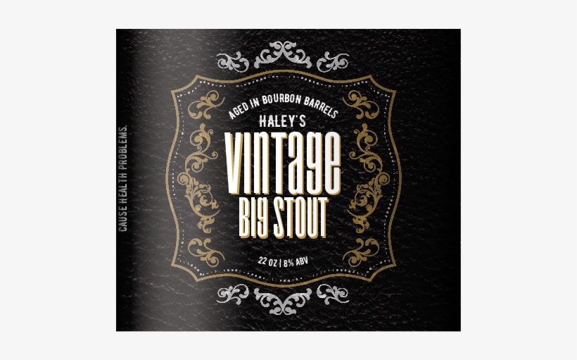 Vintage Full Wrap Label - Beer With Oval Labels, transparent png #1204934