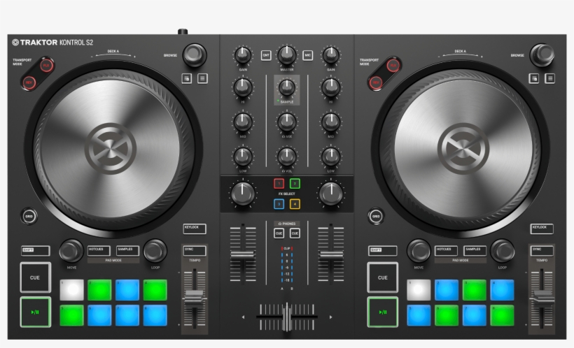 Traktor Kontrol S2 Mk3, transparent png #1205109