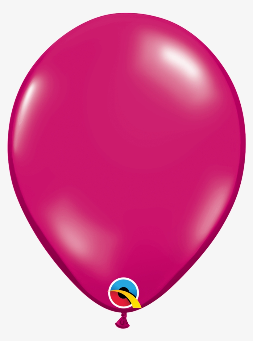 Jewel Magenta 5" Balloons - Black Balloon, transparent png #1205654