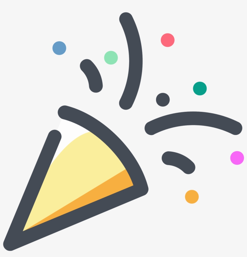Confetti Icon Icon Confetti Png Free Transparent PNG Download PNGkey