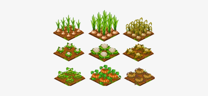 Picture Royalty Free Game Art Crops By Fulden Bilgi - Isometric Crops, transparent png #1206118