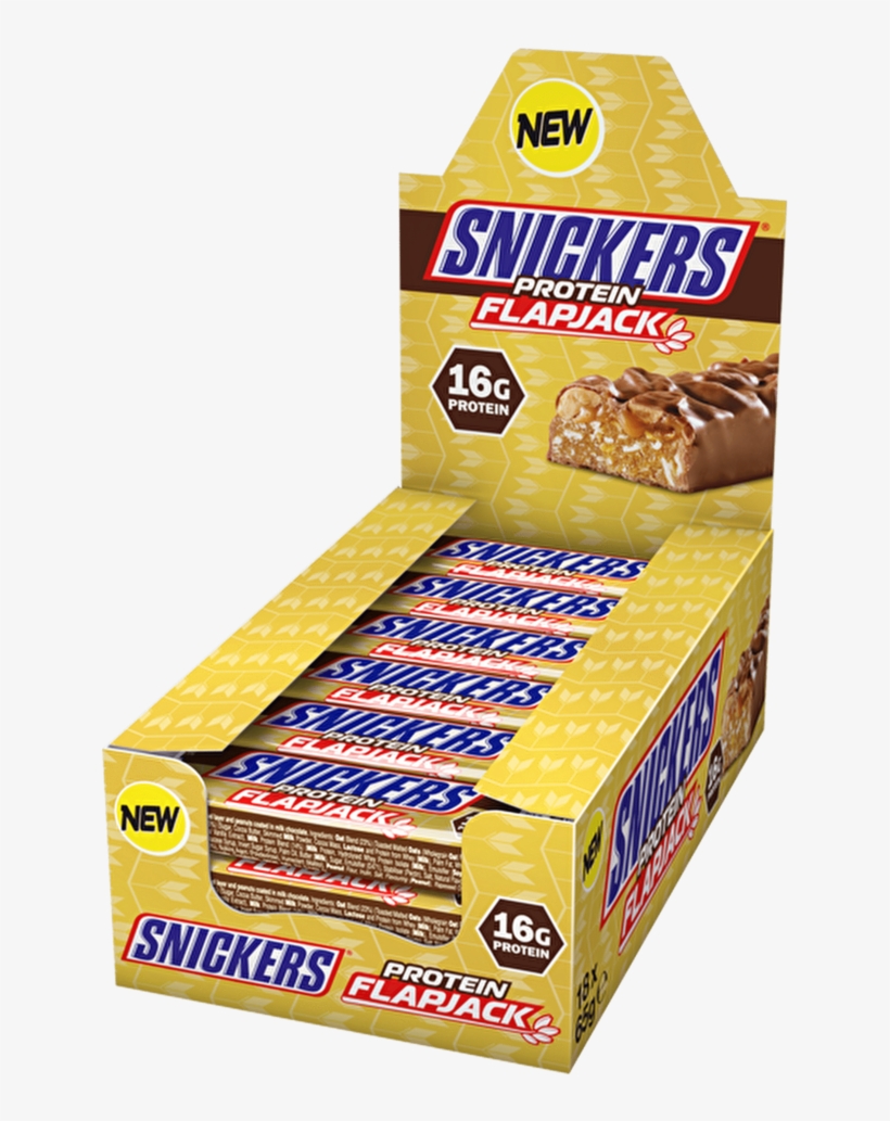 Snickers Protein Flapjack 65g - Snickers Peanut Butter Squared Fun Size Chocolate Candy, transparent png #1206154