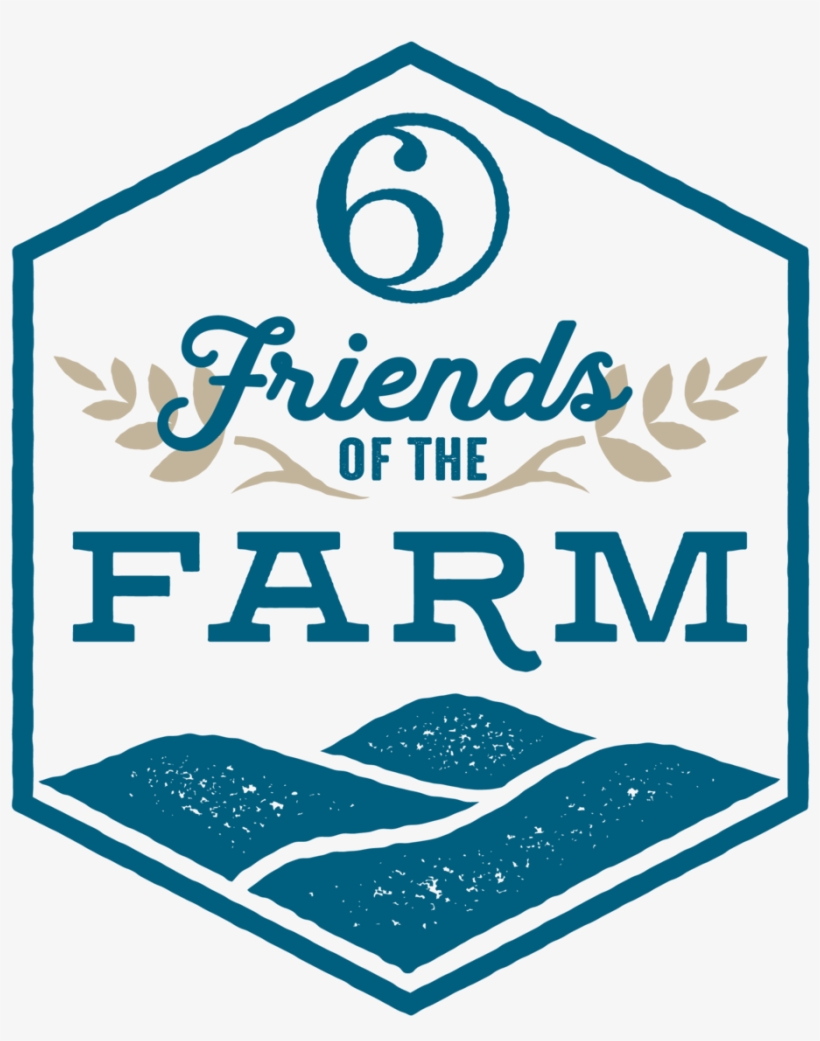 Friends Of The Farm List Logo Blue Artboard 1 - Blue, transparent png #1206273