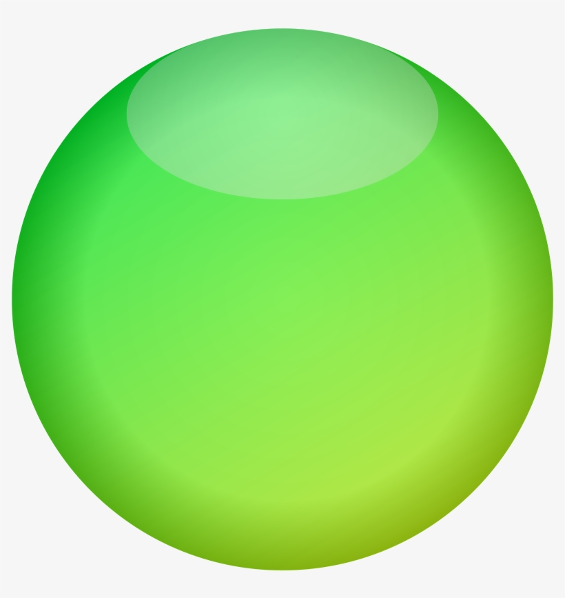 Button Green Empty - Bola Verde Png, transparent png #1206277