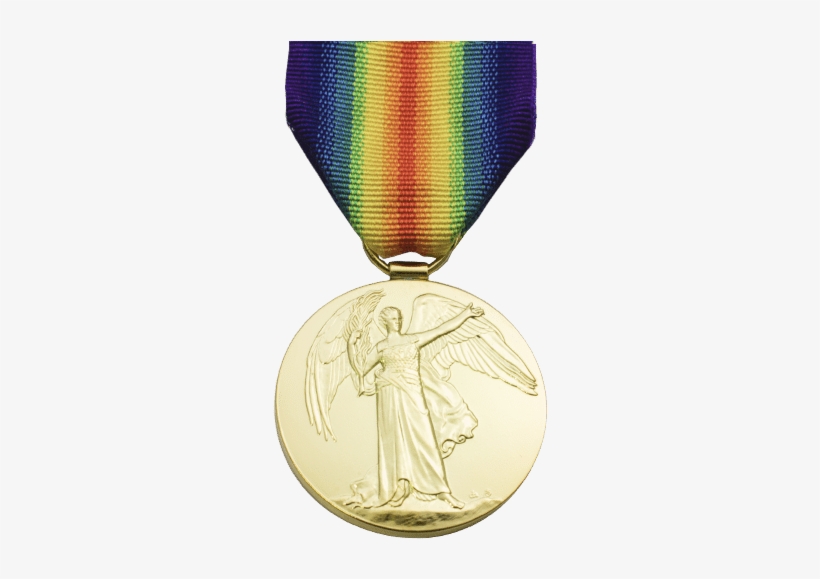 Victory-medal - Ww1 Victory Medal, transparent png #1206376