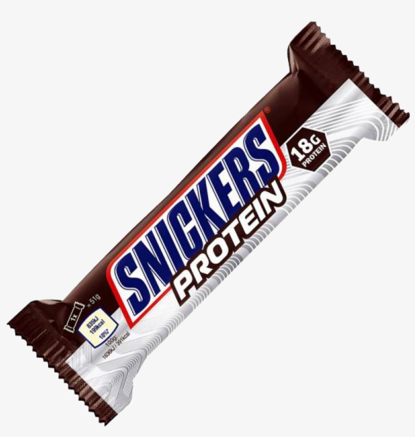 Click Image For Gallery - Snickers Protein Bar 51g, transparent png #1206398
