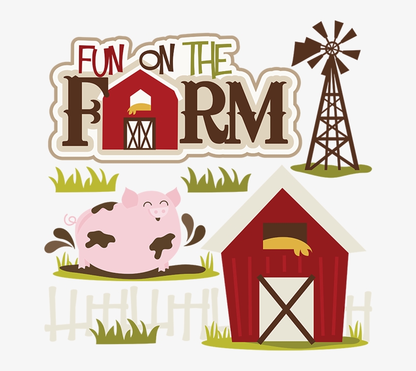 Fun On The Farm Svg Collection For Scrapbooking Farm - Miss Kate Cuttables Farm, transparent png #1206621
