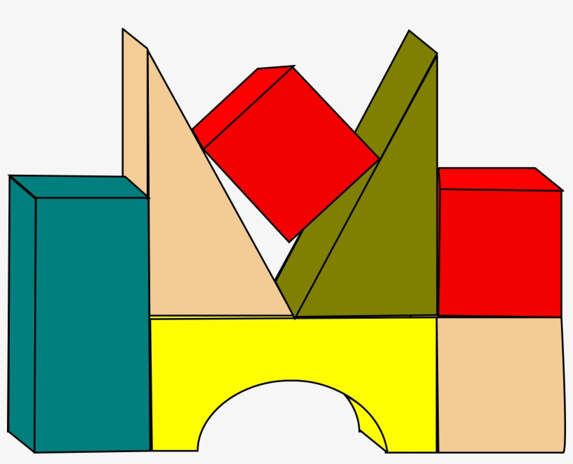 Building Blocks Clip Art Building Blocks - Clip Art, transparent png #1206670