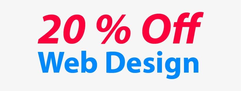 20 % Off Web Design Discount Month - Discount Design, transparent png #1206846