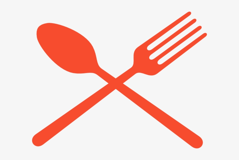 Red Spoon And Fork, transparent png #1207159