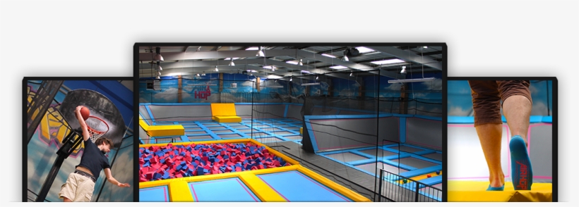 Airhop Is One Of The First Indoor Trampoline Parks - Leisure Centre, transparent png #1207470