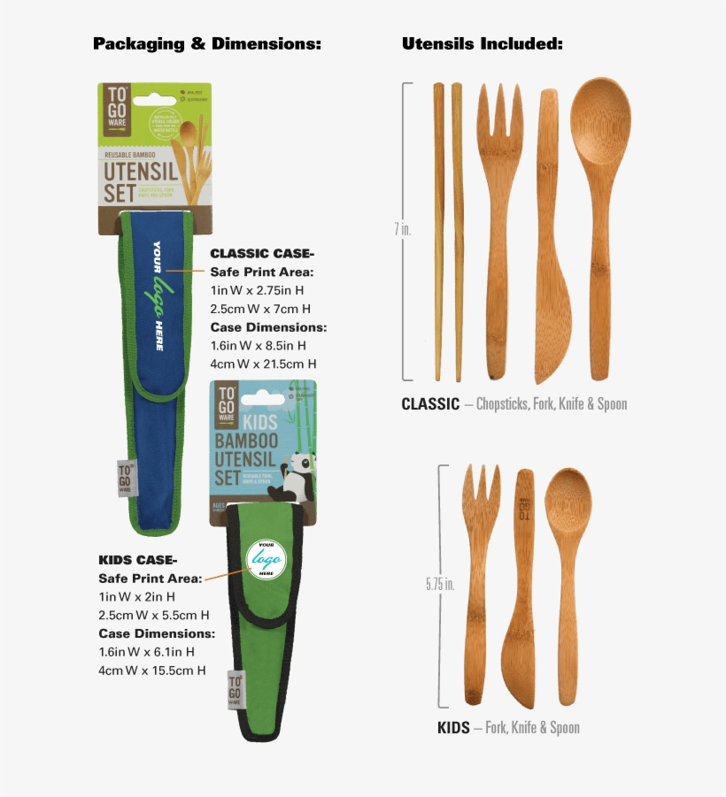 To Go Ware To Go Ware - To-go Ware Repeat Bamboo Utensil Set Over, transparent png #1207652